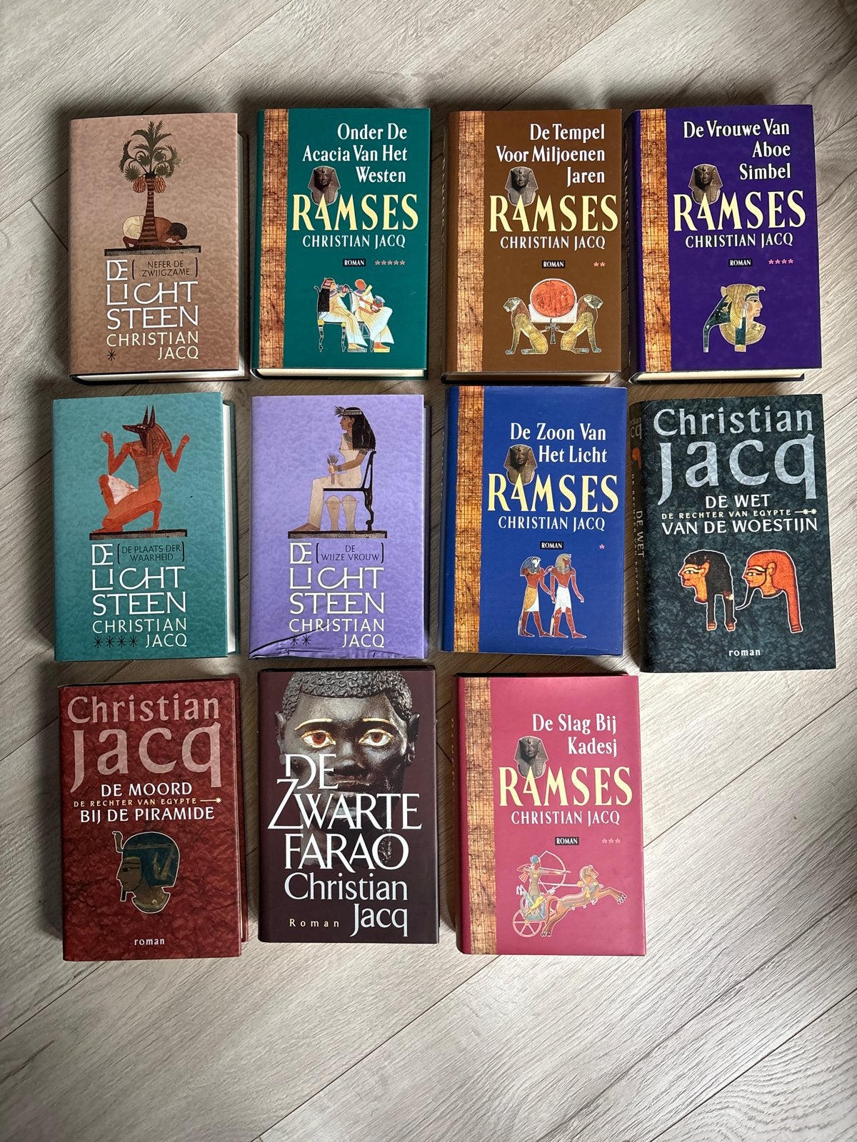 Christian Jacq Boeken - Ramses, De Lichtsteen, Farao, Ophalen of Verzenden, Zo goed als nieuw, Nederland