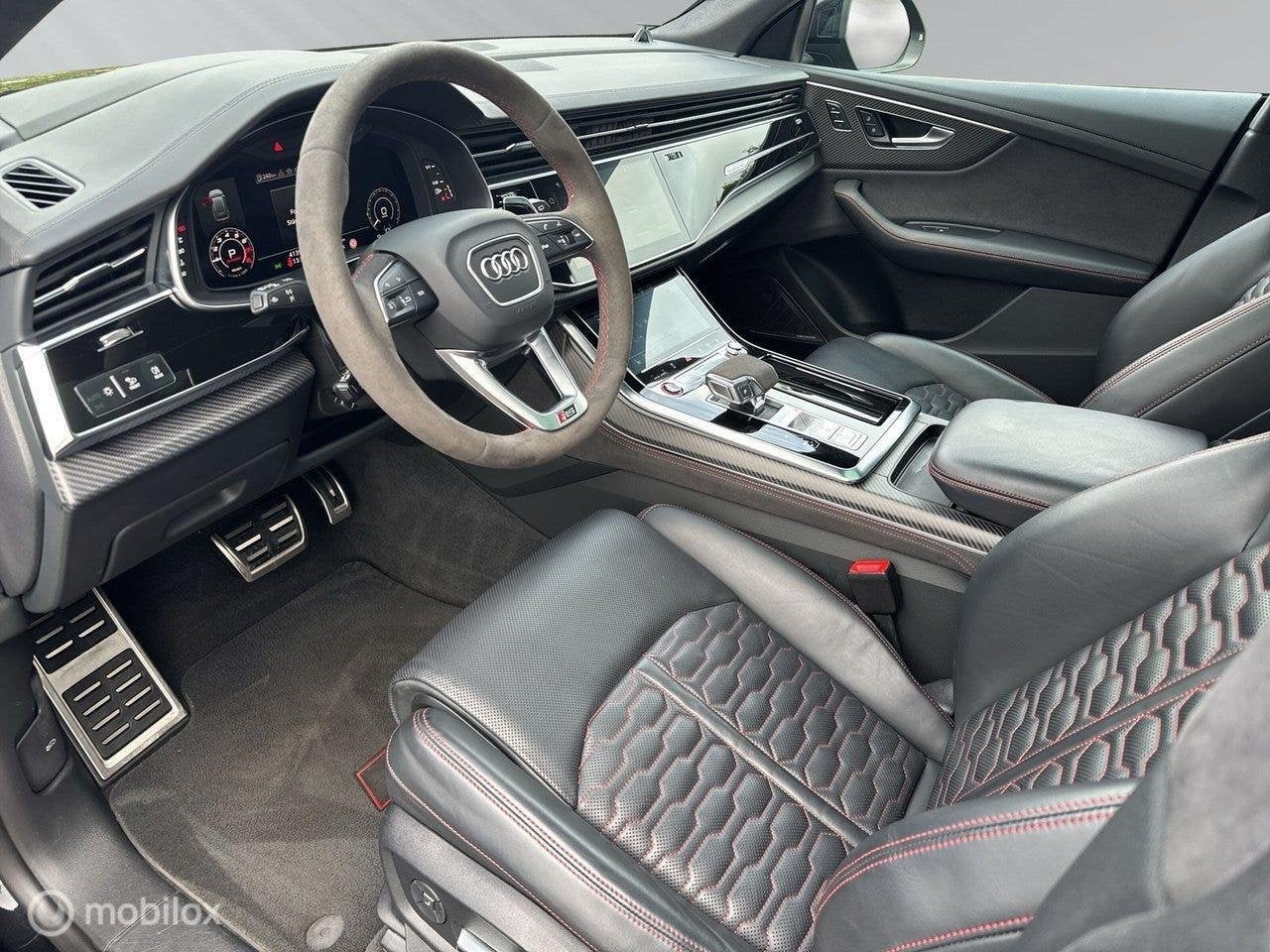 Audi RS Q8 4.0 TFSI quattro, keramisch, B&O adv, trekhaak, Auto's, Dealer onderhouden, Gebruikt, 8 cilinders, 600 pk