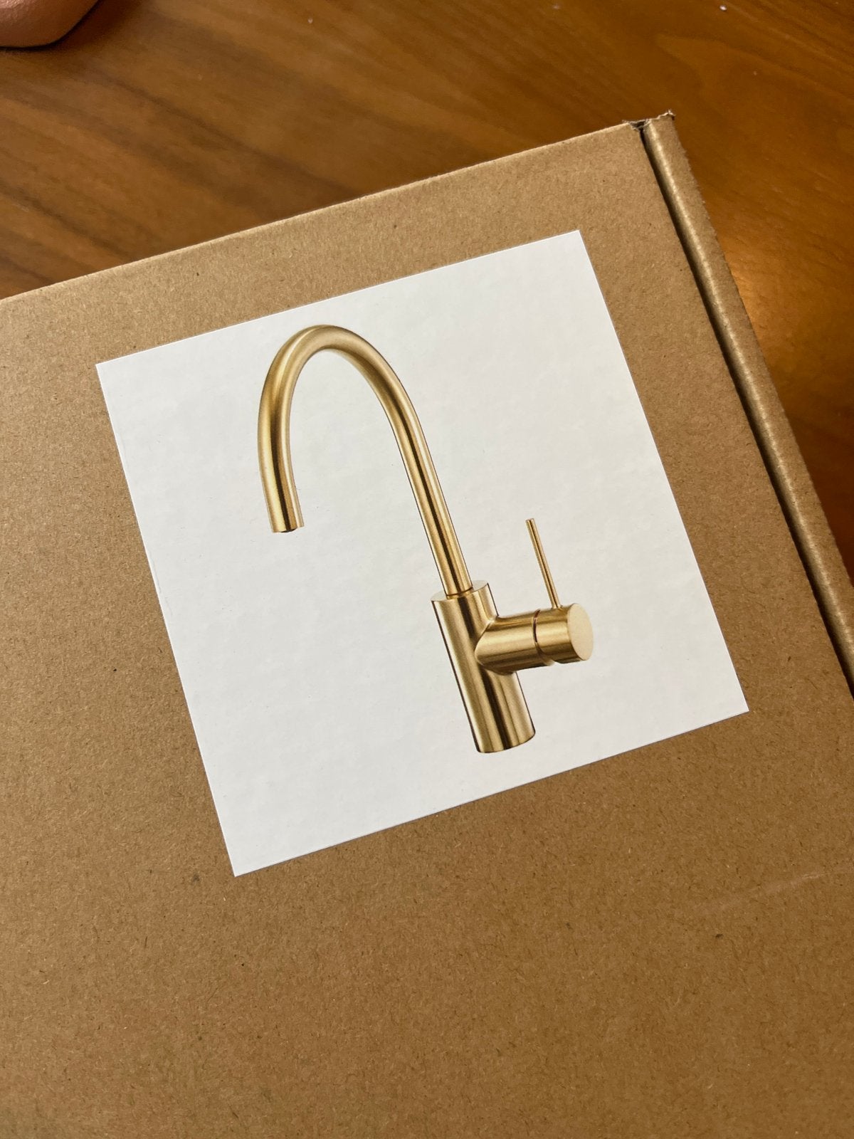 IKEA SALLSJÖN Keukenkraan Goudkleurig - Nieuw in doos, Ophalen of Verzenden, Nieuw, Chroom, Kraan