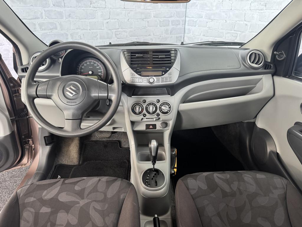 Suzuki Alto 1.0 Exclusive Airco Automaat (bj 2010), Auto's, Suzuki, Euro 5, Stof, Gebruikt, Bruin