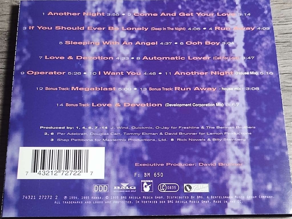 Real McCoy ‎– Another Night [U.S. Album], Ophalen of Verzenden, Zo goed als nieuw, Disco