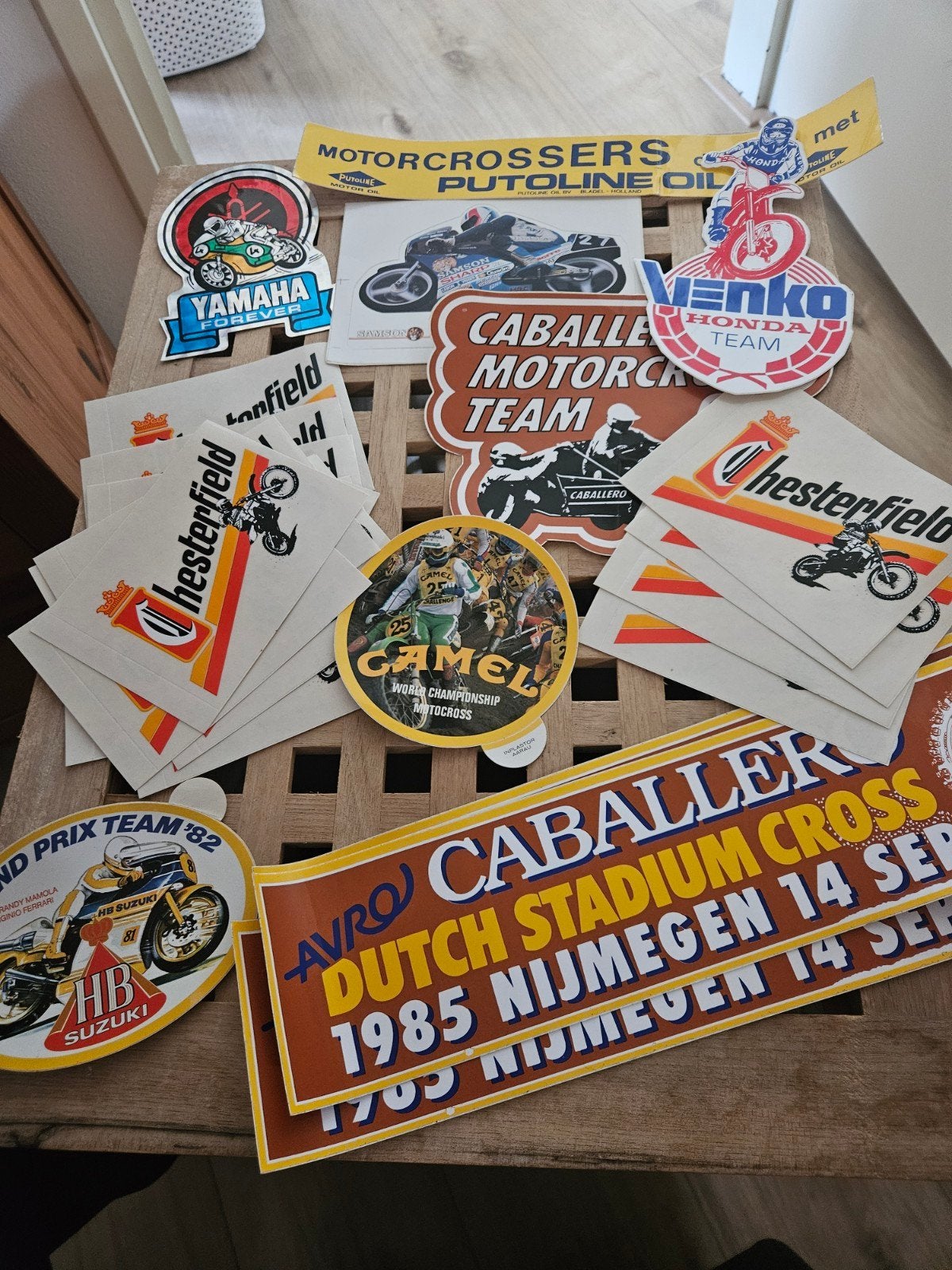 Motorcross Motorrace stickers, Verzamelen, Ophalen of Verzenden