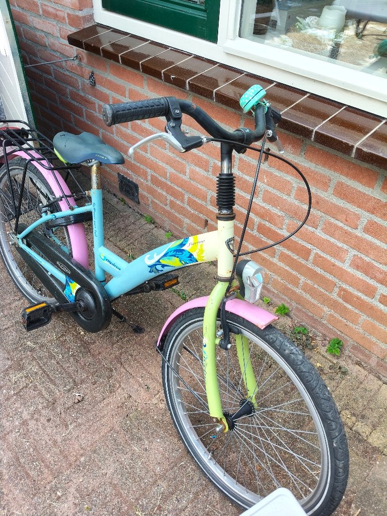 leuke Alpina meisjes kinderfiets 22 inch, Ophalen, Terugtraprem, 22 inch, Gebruikt