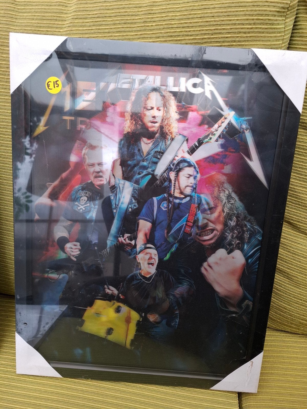 Metallica ingelijste poster - Nieuw 3d, Huis en Inrichting, Ophalen, Nieuw, Foto of Poster