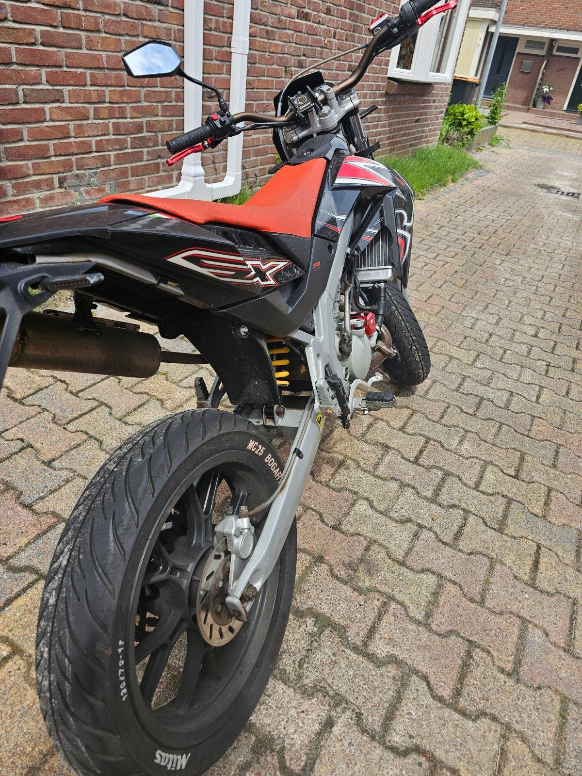 Aprilia SX 50 50cc Schakelbrommer - Goede staat, Ophalen, Gebruikt, Maximaal 45 km/u, Aprilia