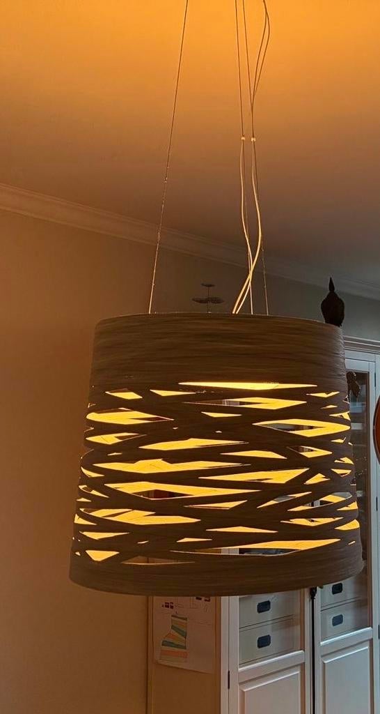 Foscarini Tress Grande hanglamp ontworpen door Marc Sadler, Ophalen, Zo goed als nieuw, Overige materialen, 75 cm of meer