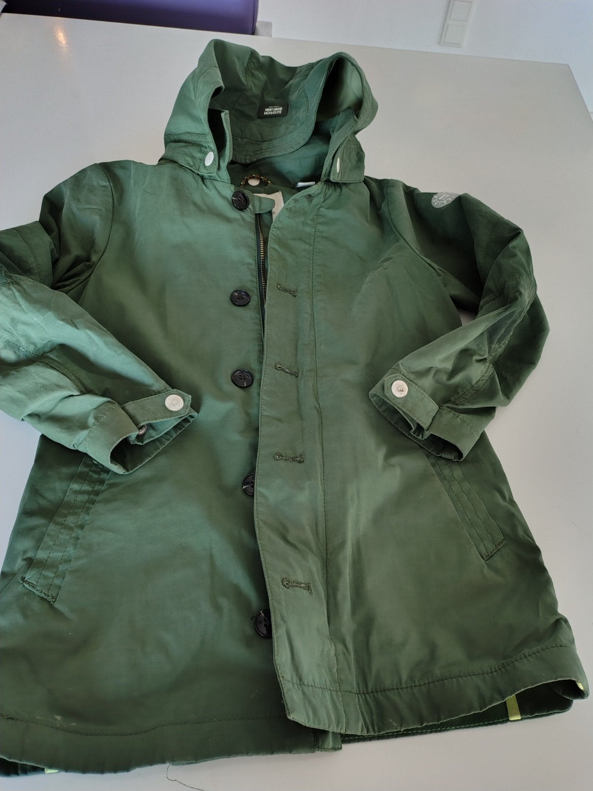 jas scotch Soda 128, Meisje, Ophalen of Verzenden, Zo goed als nieuw, Scotch & Soda