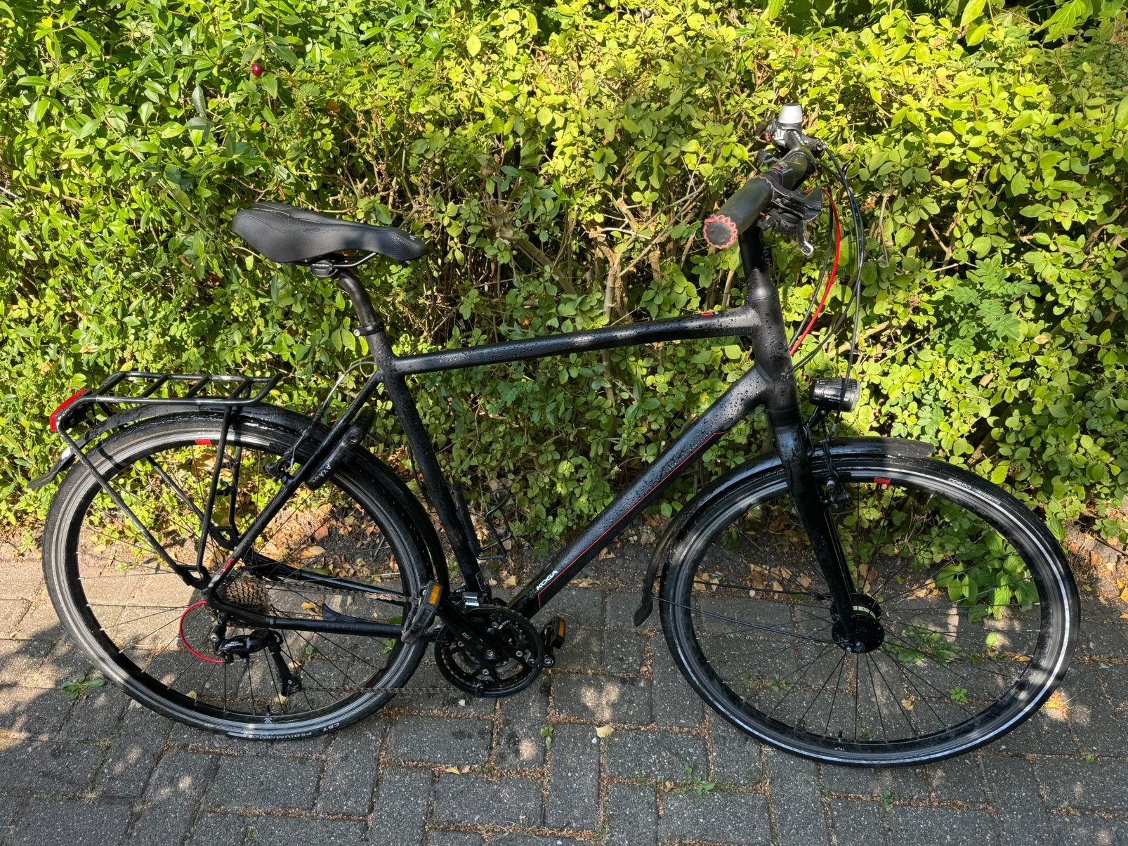 Koga F3 maat 60, Fietsen en Brommers, Fietsen | Heren | Sportfietsen en Toerfietsen, Ophalen, Velgrem, Zo goed als nieuw, Koga Miyata