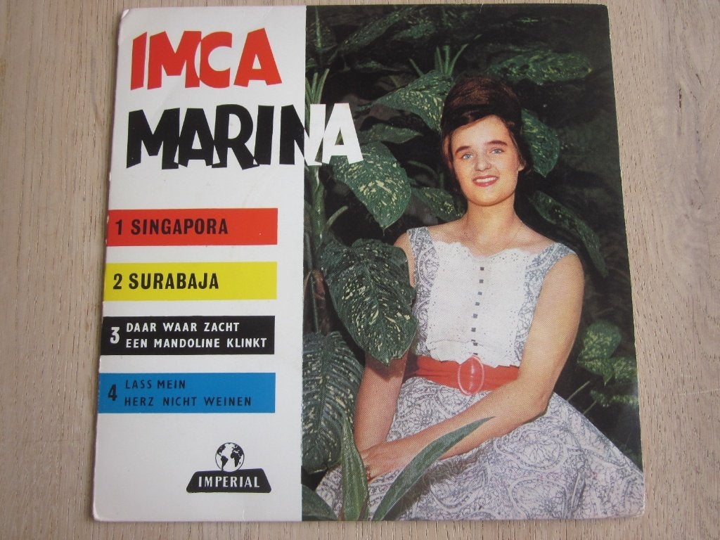 Imca Marina - Singapora / Surabaja (EP), Beschermende buitenhoes, Gebruikt, Verzenden, 7 inch