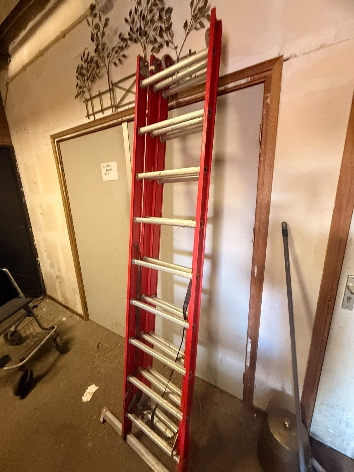 Altrex reformladder rood 5.80m, Doe-het-zelf en Verbouw, Ophalen, Gebruikt, 4 meter of meer