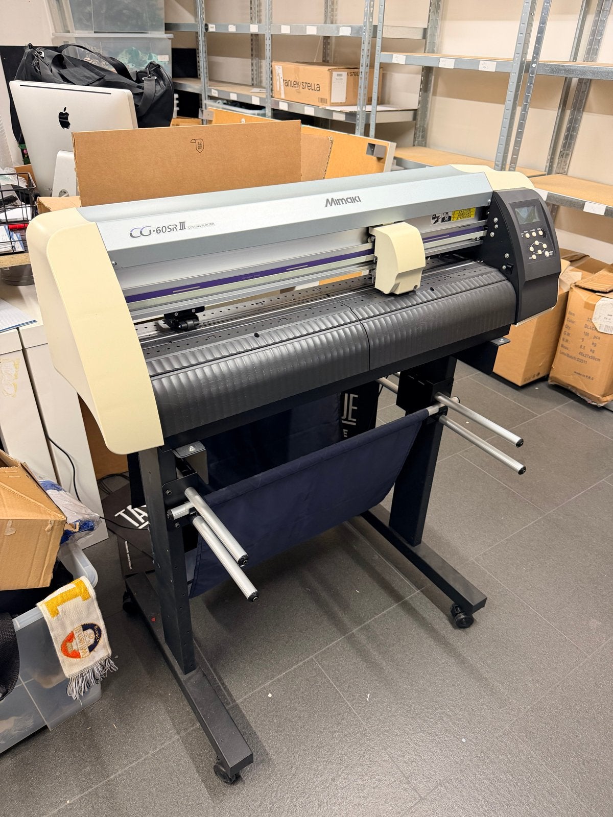 Mimaki CG-60SRIII Snijplotter met onderstel en folies, Computers en Software, Printers, Ophalen, Gebruikt, Overige technieken
