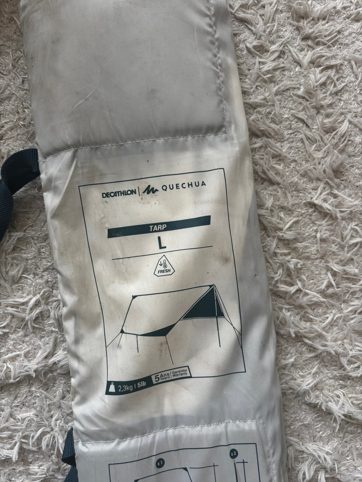 Decathlon tarp, Caravans en Kamperen, Ophalen