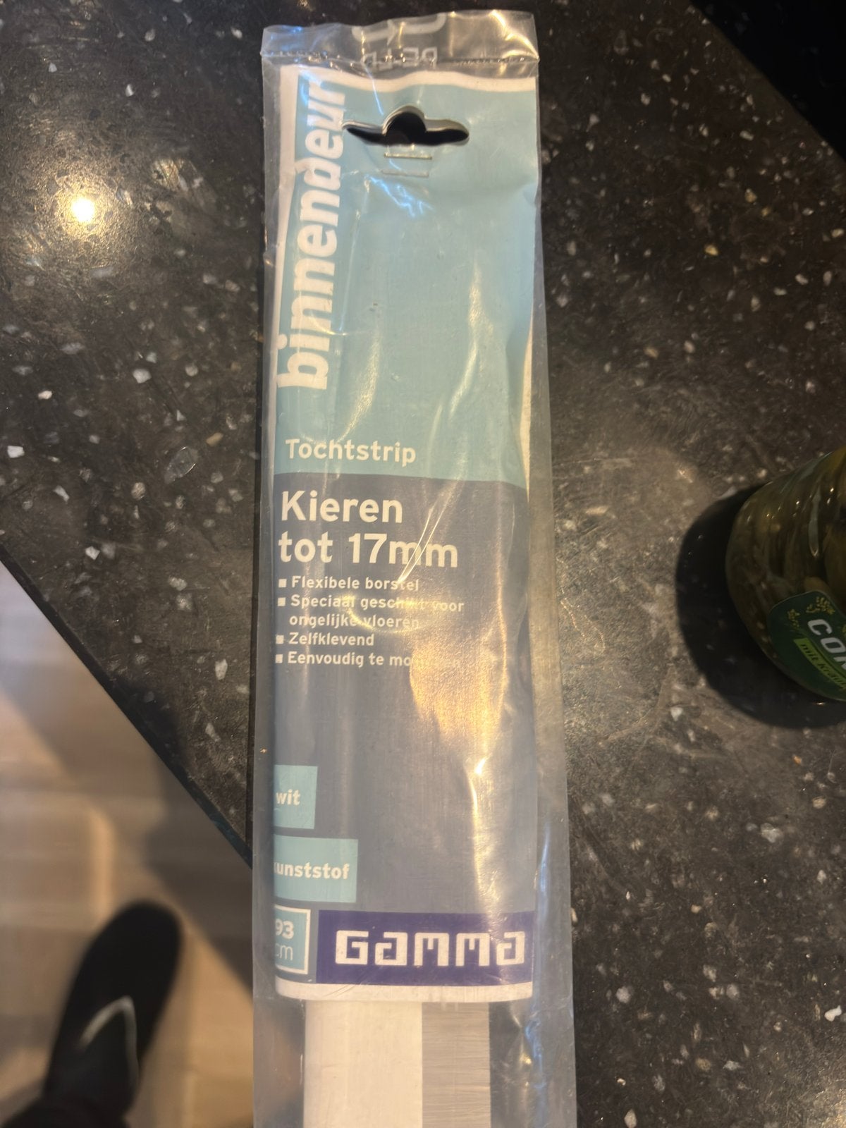 Tochtstrip voor binnendeuren - Kieren tot 17mm, Ophalen of Verzenden, Nieuw, Overige materialen