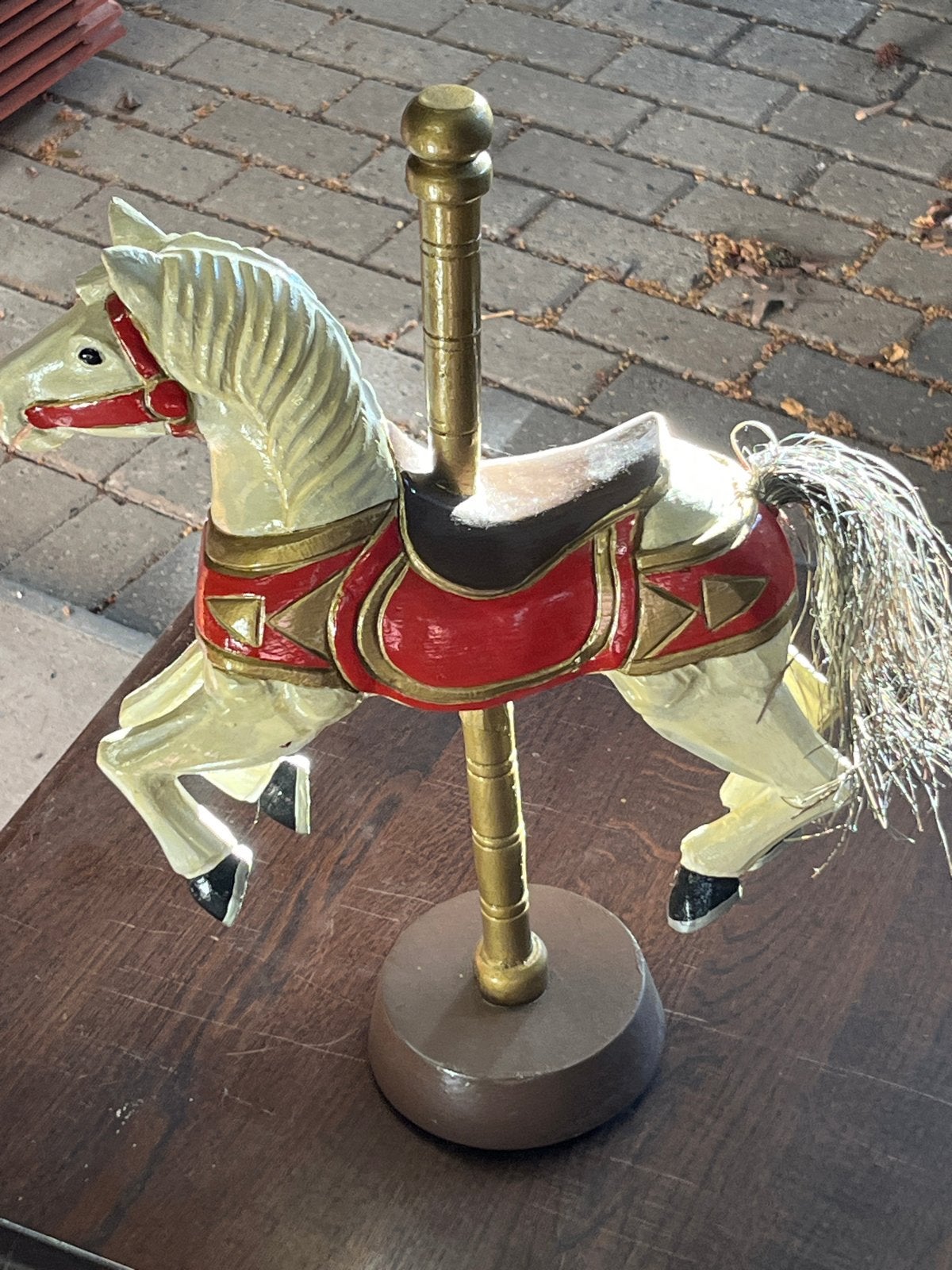 Decoratief Carrousel Paard - Vintage Stijl, Ophalen of Verzenden