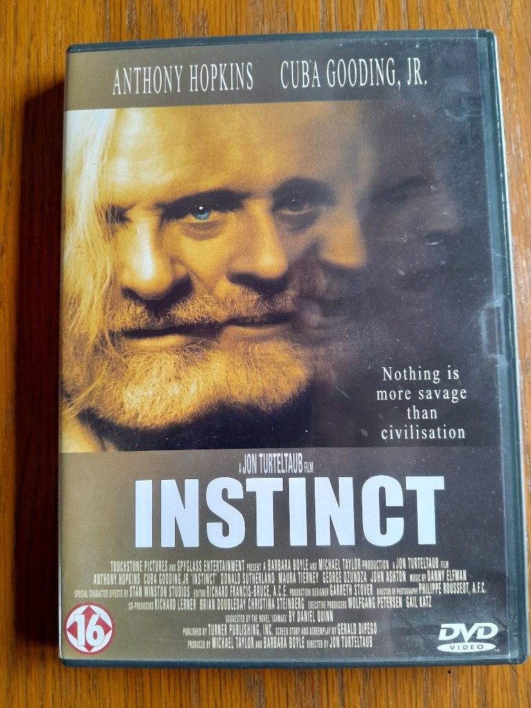 instinct dvd zgan, Vanaf 16 jaar, Ophalen of Verzenden, Zo goed als nieuw