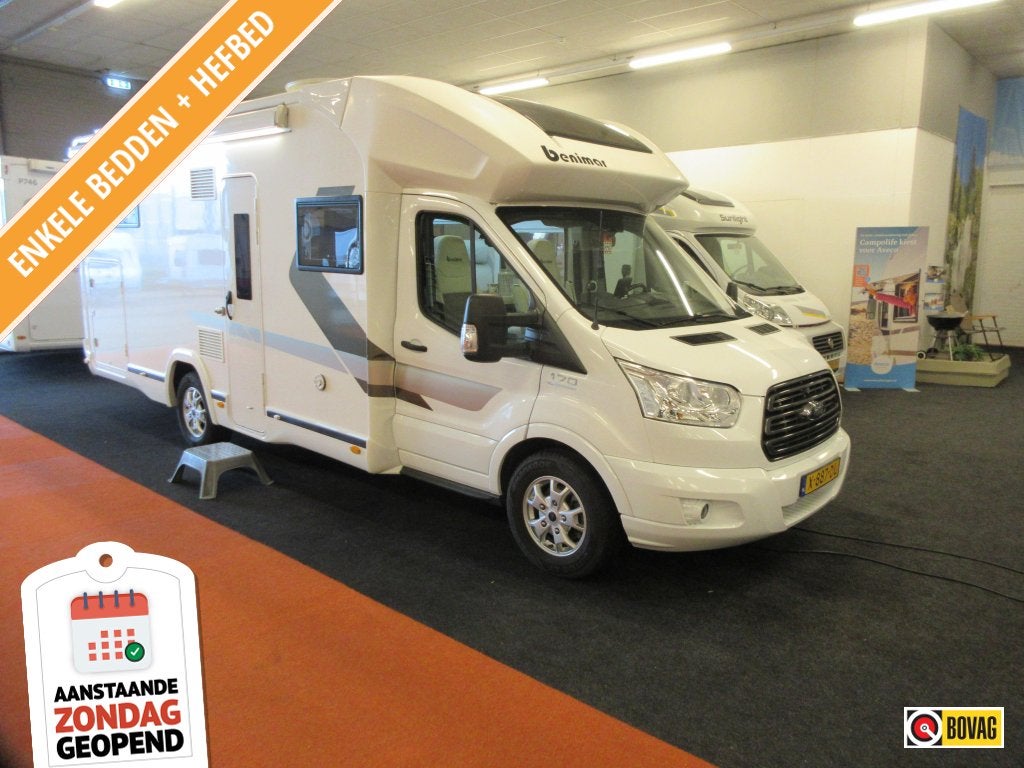 Benimar Cocoon 463 MET FIETS LIFT, Caravans en Kamperen, Ringverwarming, Ford, Boiler, ABS