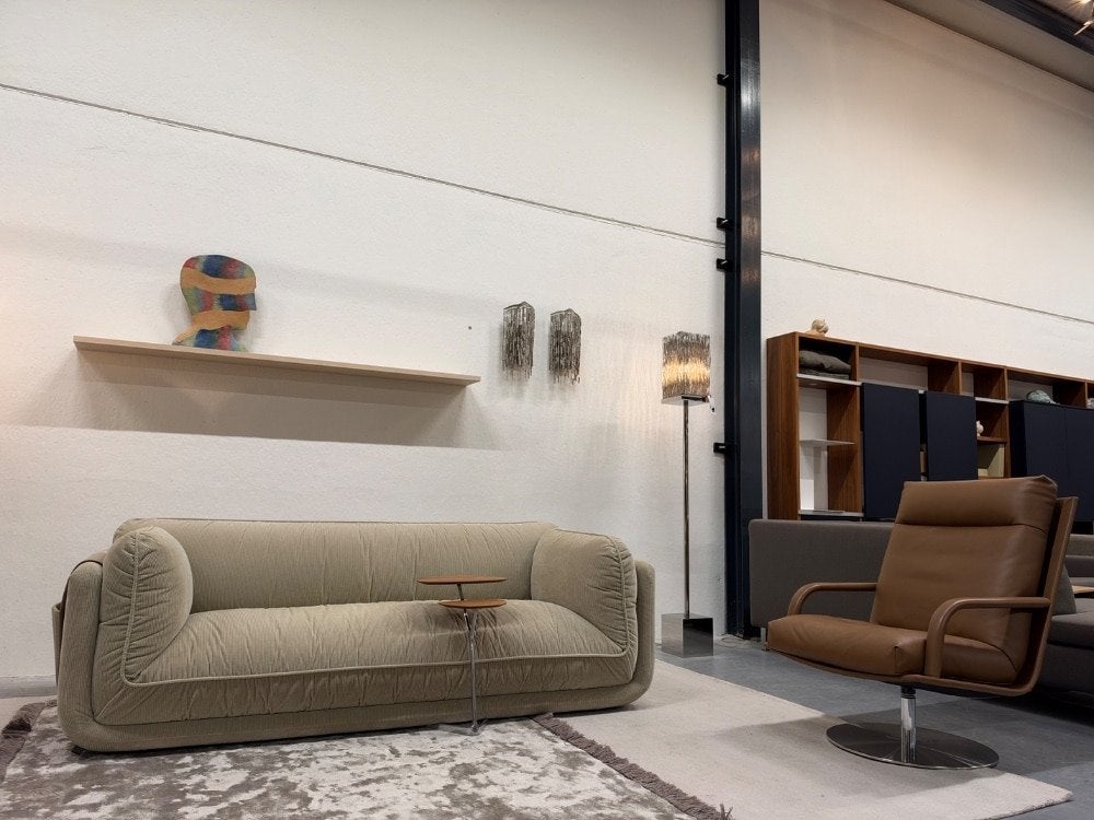 Nieuw Leolux Lunetta 3 zits Bank spazio Beige Design 224