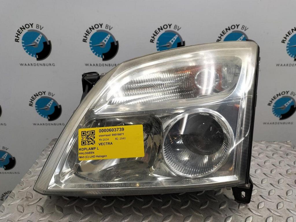 OPEL VECTRA C 2.2-16V Elegance KOPLAMP L 2004, Ophalen of Verzenden, Gebruikt, Stiba lid