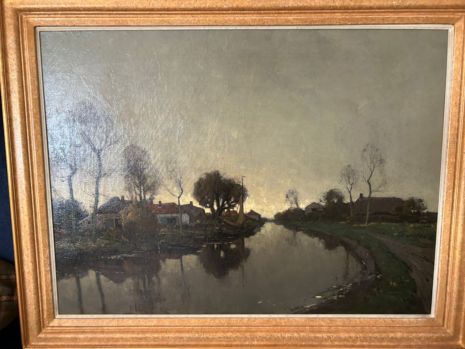 Paul Bodifée (1866-1938) - Giethoorn, Antiek en Kunst, Ophalen, Doek, Landschap, Olieverf