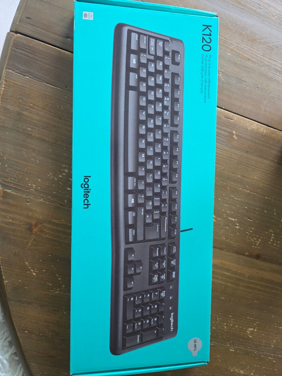 Logitech K120 Toetsenbord - Nieuw in doos, Computers en Software, Toetsenborden, Ophalen, Logitech, Nieuw, Qwerty