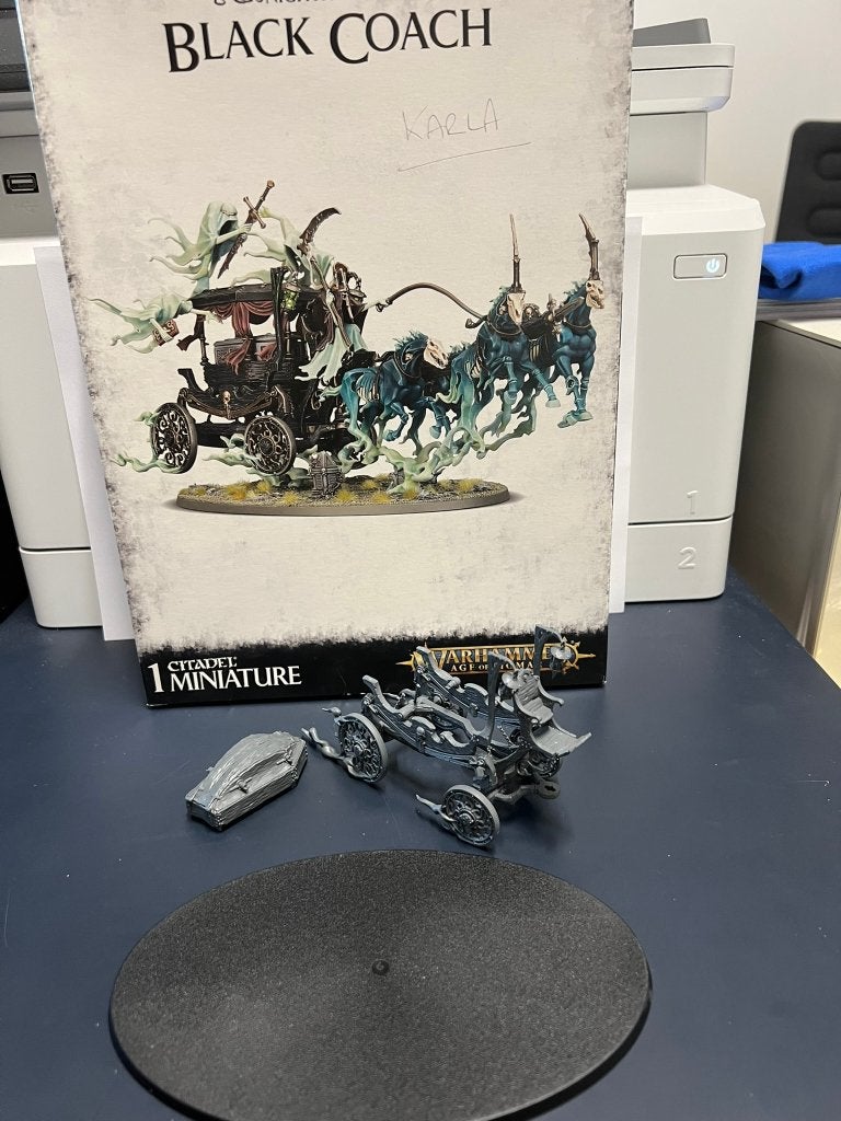 Warhammer - AOS - Black Coach, Hobby en Vrije tijd, Wargaming, Ophalen of Verzenden, Warhammer, Figuurtje(s)