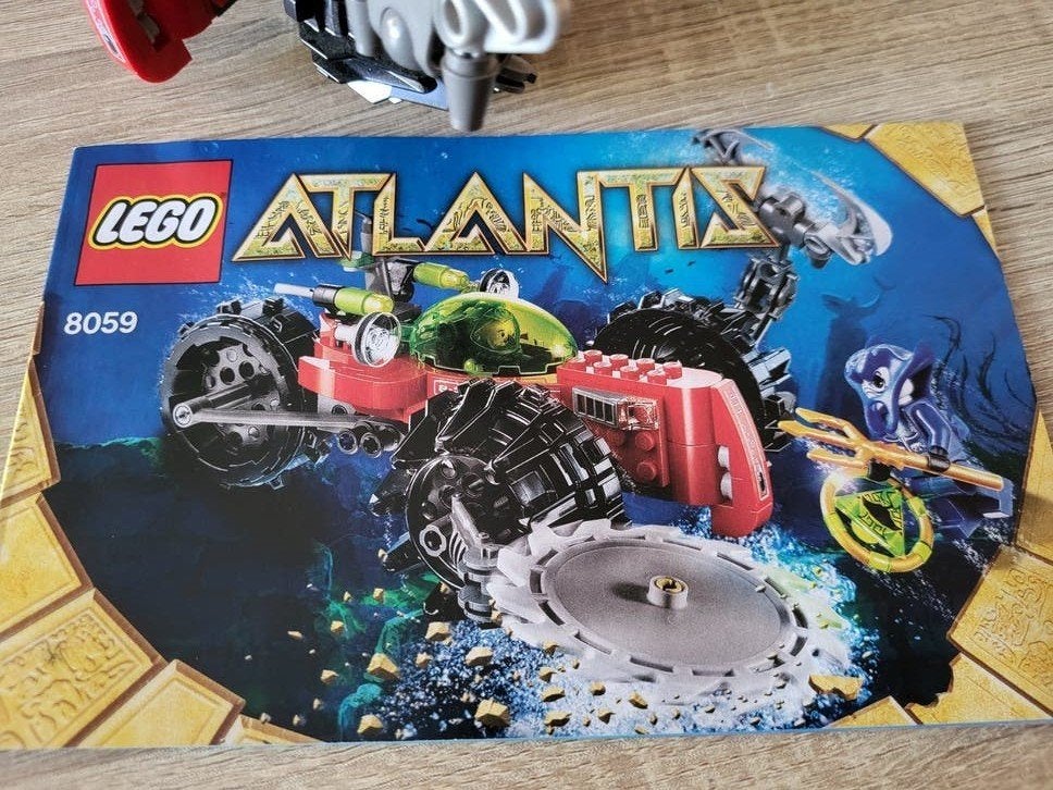 Lego Atlantis 8059 Seabed Scavenger met instructies, Compleet, Gebruikt, Overige thema's, Lego