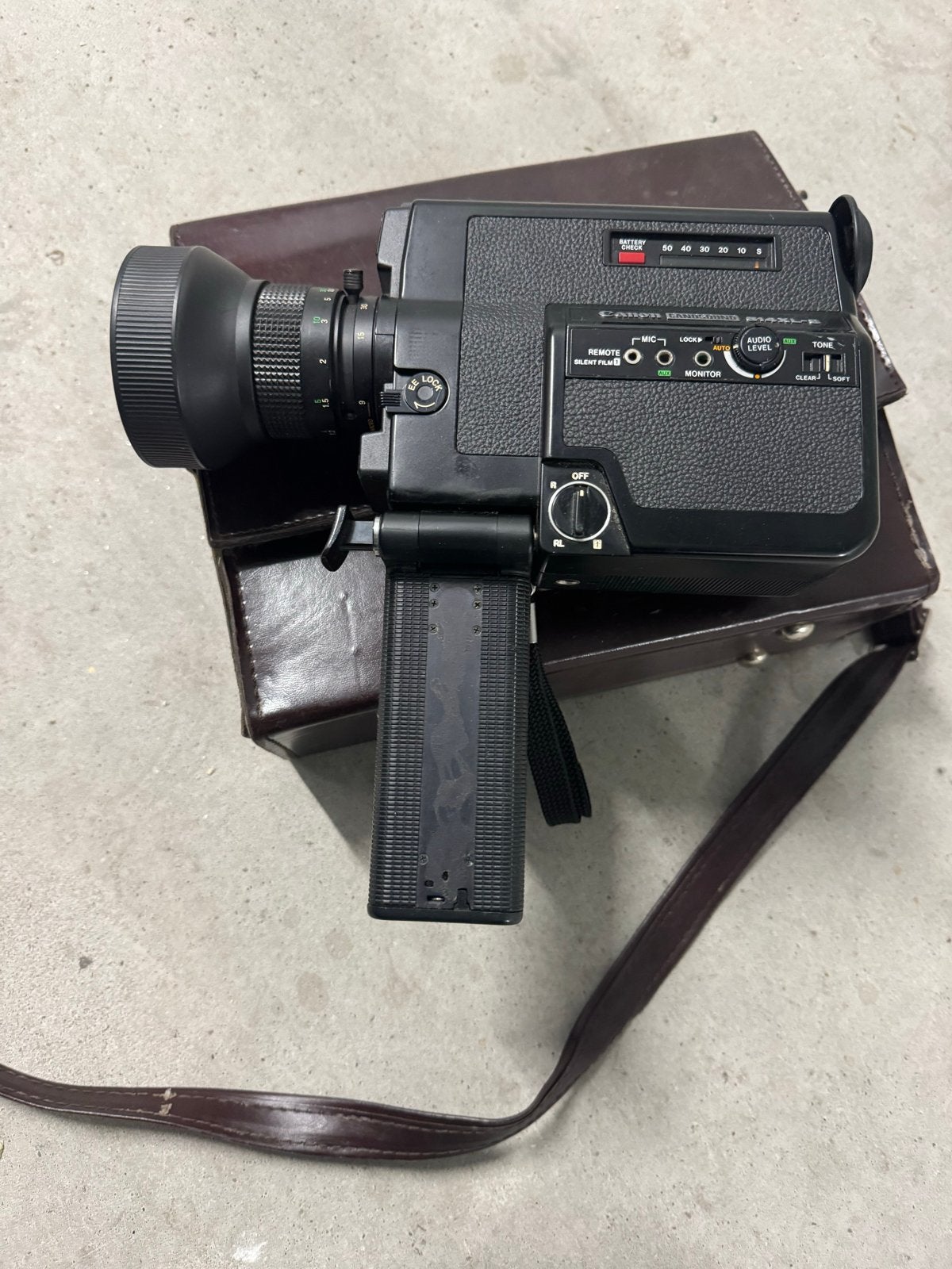 Vintage Canon Canosound 514XL-S Super 8 Camera met tas, Audio, Tv en Foto, Videocamera's Analoog, Ophalen of Verzenden, 8mm, Camera