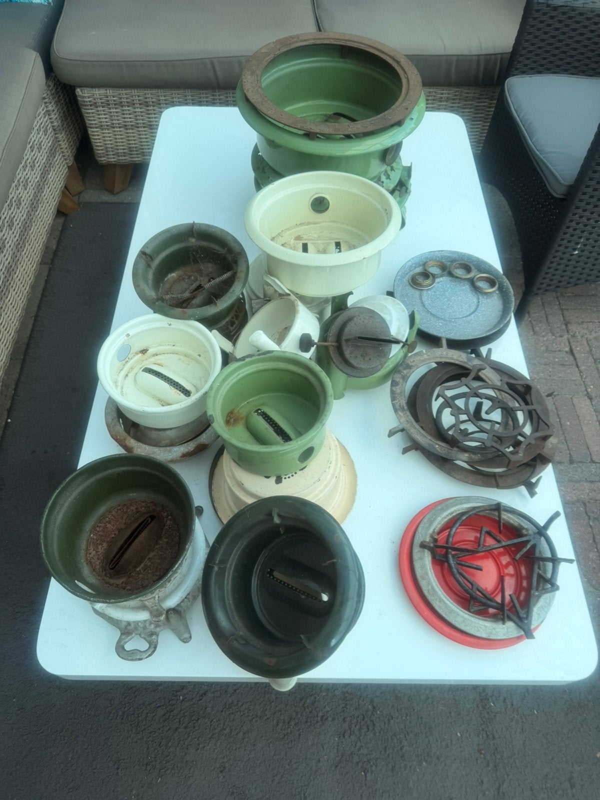 Petroleumstel voor onderdelen, Verzenden