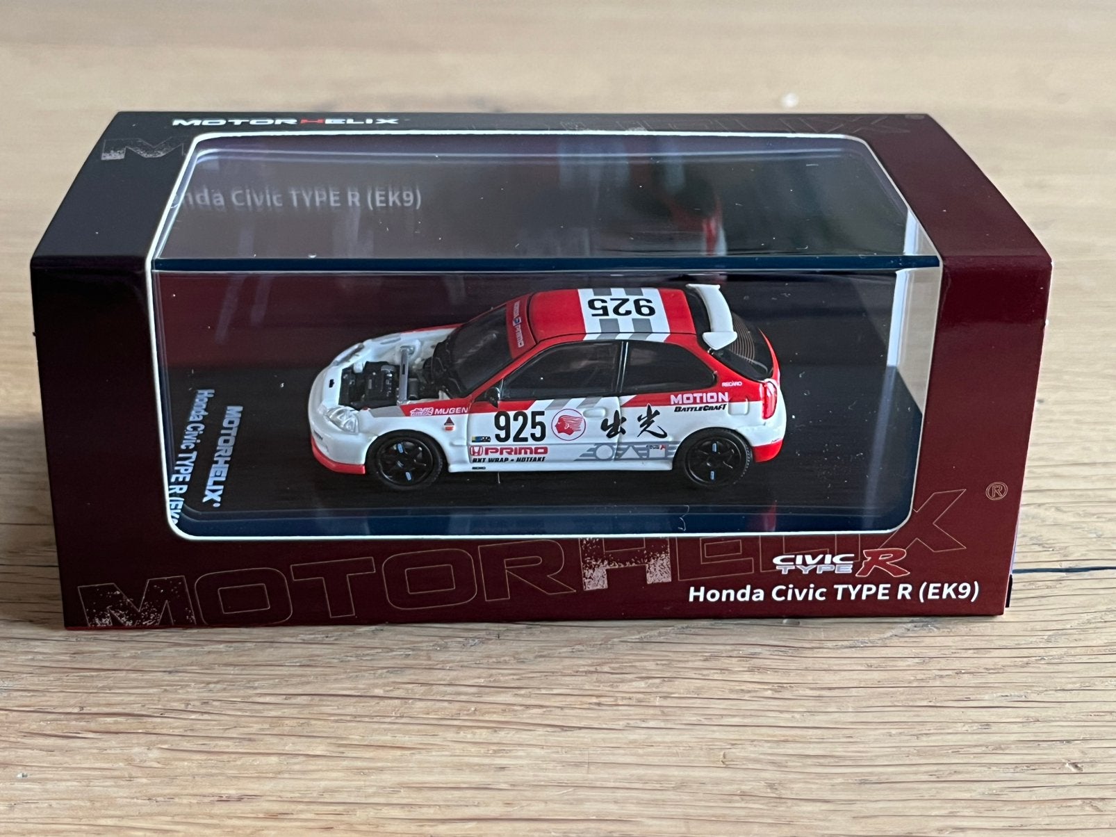 1:64 Motorhelix Honda Civic Type R (EK9) Idemitsu, Ophalen of Verzenden, Nieuw, Auto