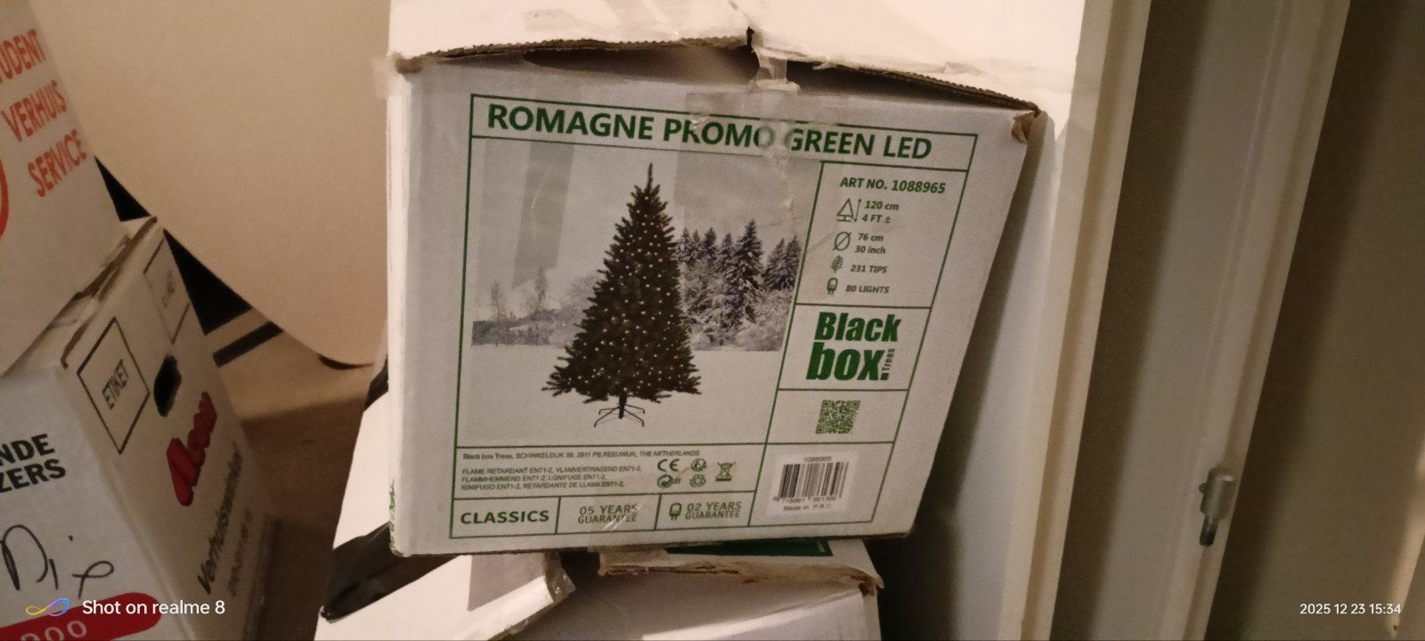 een mooie kerstboom, Diversen, Kerst, Ophalen of Verzenden, Gebruikt