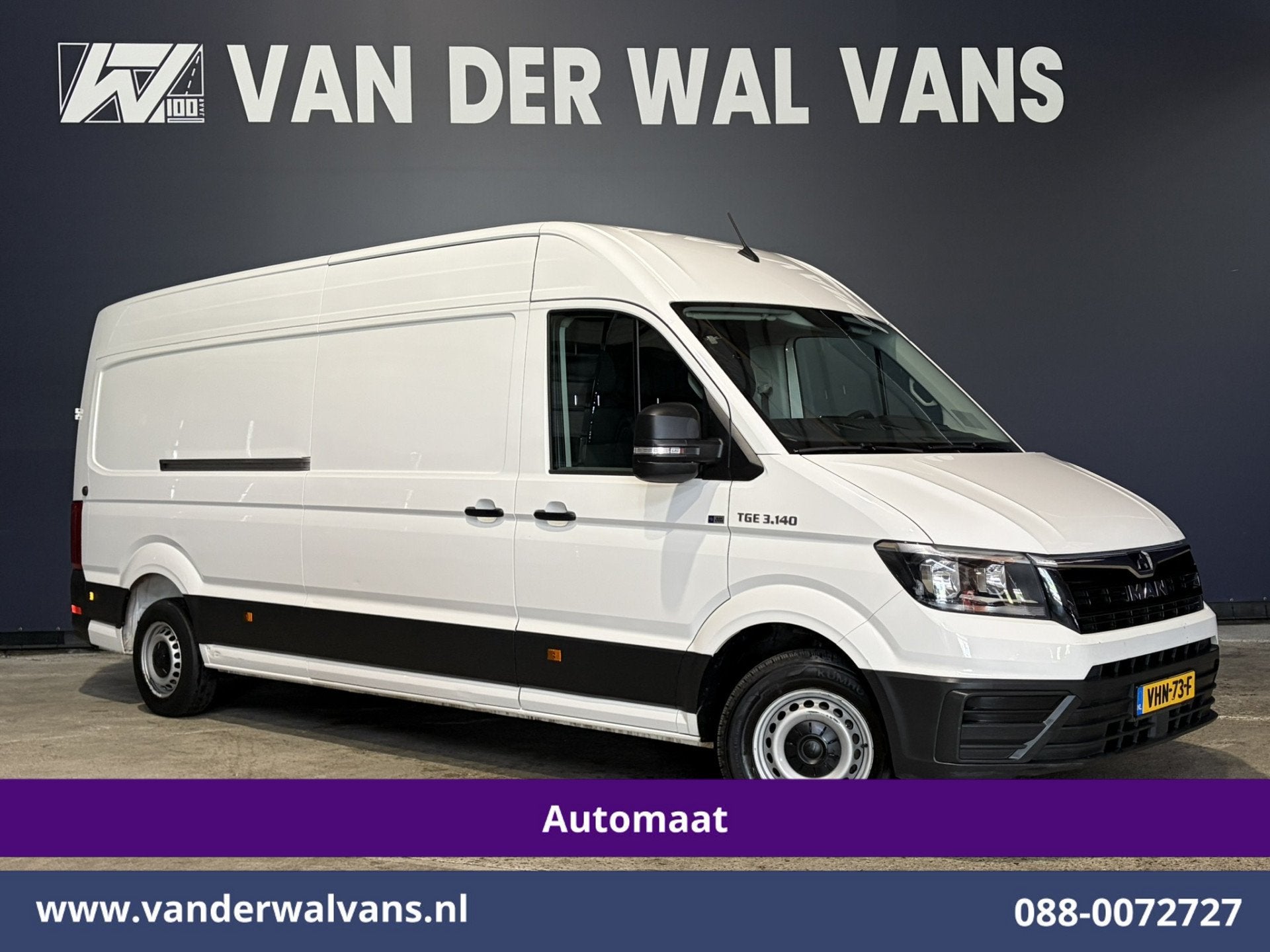 MAN TGE 2.0 141pk Automaat L4H3 L3H2 Euro6 Airco | Camera |, Auto's, Bestelauto's, Stof, Gebruikt, 4 cilinders, Wit