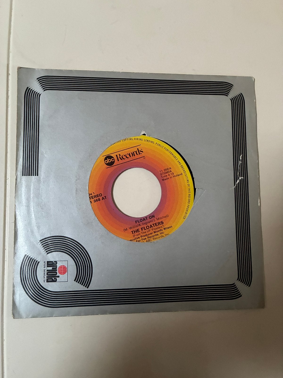 The Floaters - Float on single 45 toeren, Ophalen of Verzenden, Zo goed als nieuw