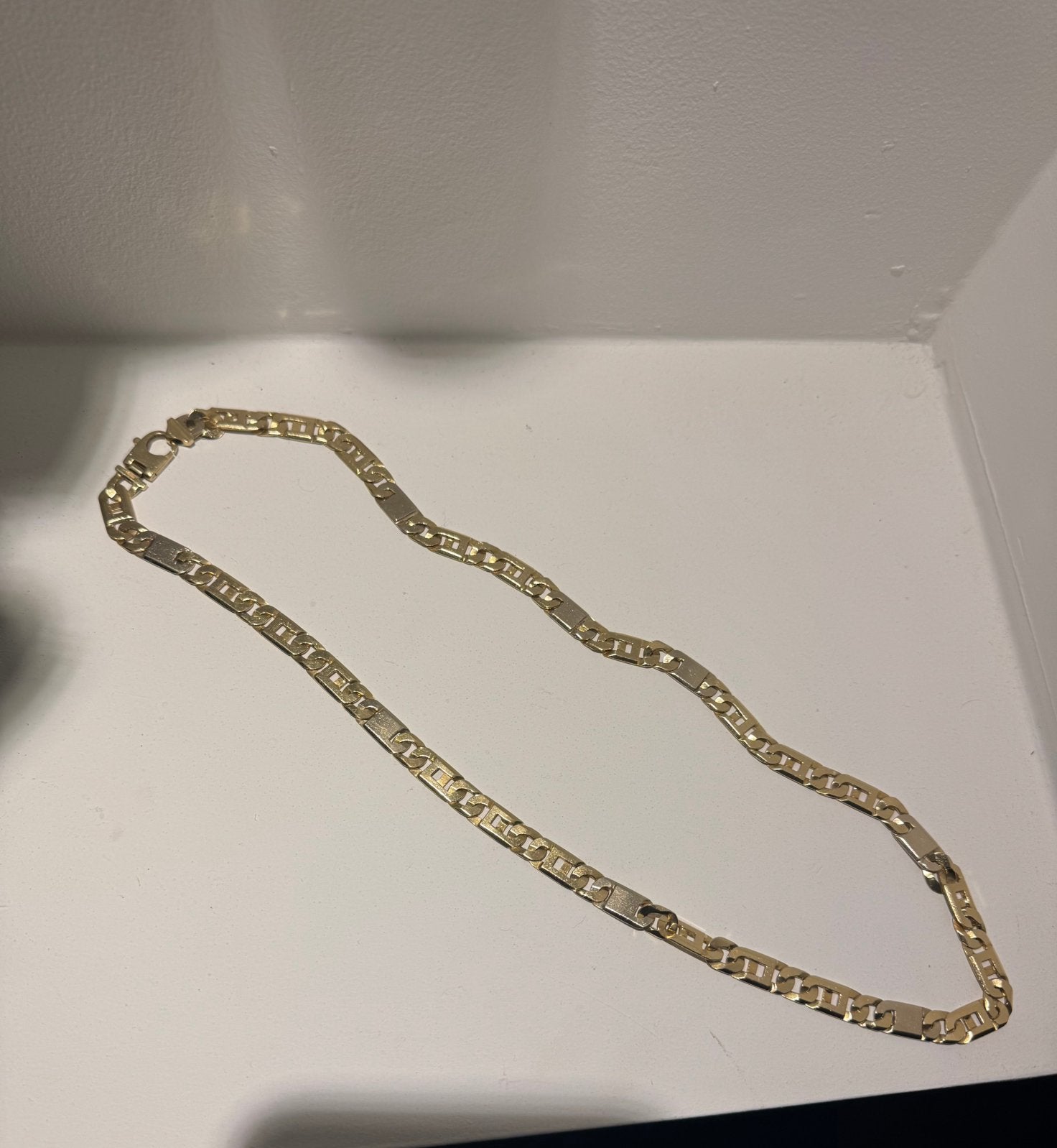 GOUDEN KETTING 18K 106 GR, Sieraden, Tassen en Uiterlijk, Ophalen, Zo goed als nieuw, Geel, Goud