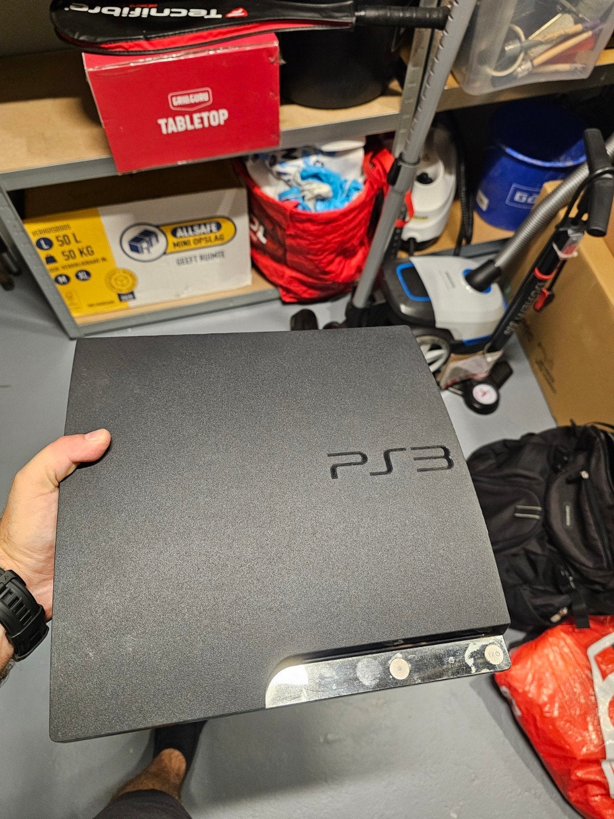 PS3 met 2 bedrade controllers en stroomkabel, Ophalen, Gebruikt, Met 2 controllers, Phat