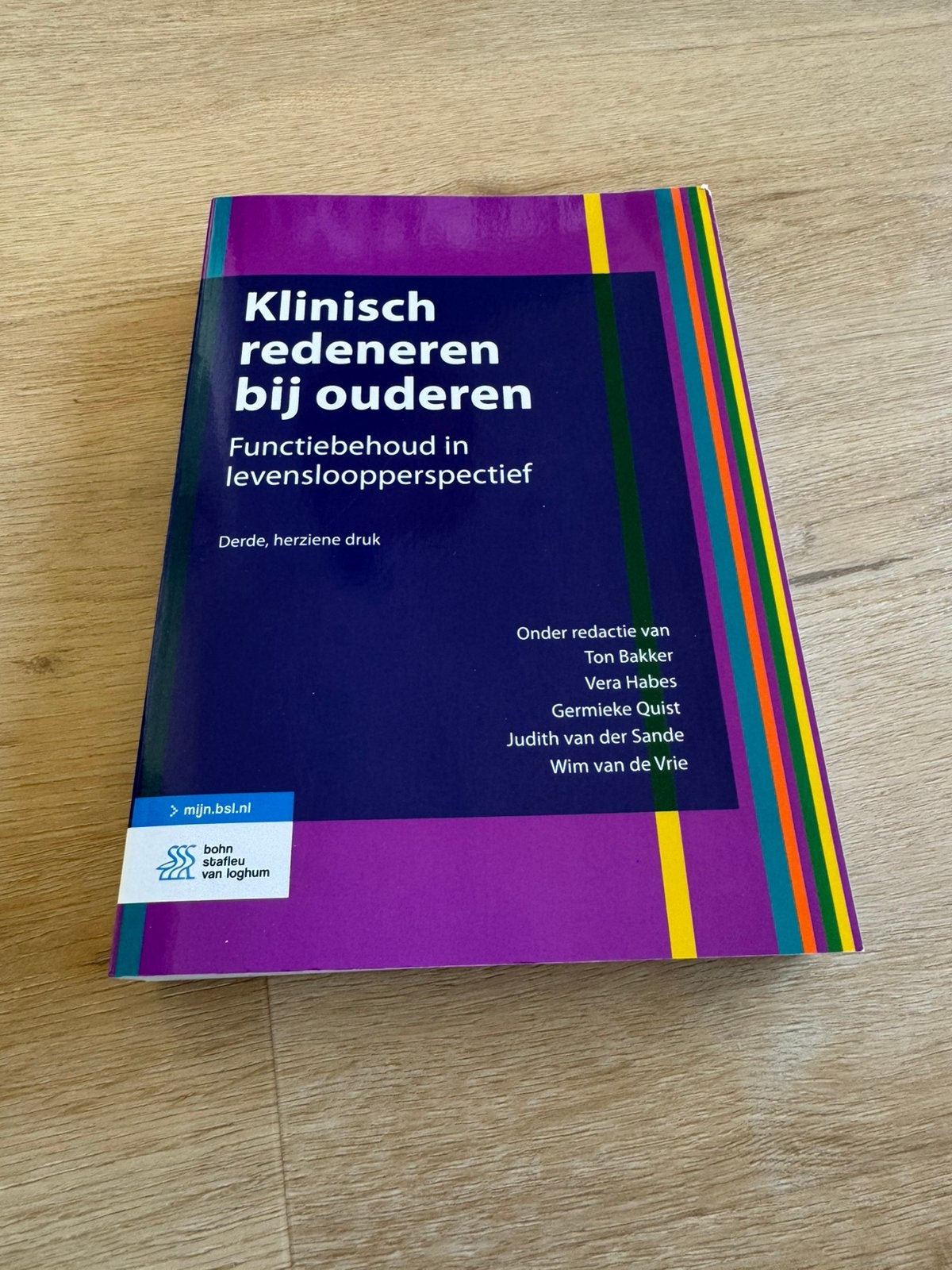 Klinisch redeneren bij ouderen - 3e druk, Boeken, Ophalen of Verzenden, Beta, Zo goed als nieuw, HBO