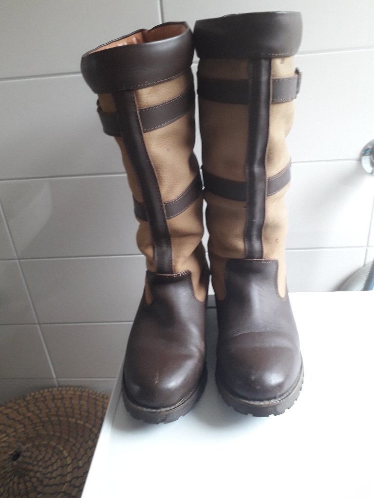 Hoge laarzen, Ophalen, Hoge laarzen, Bruin, Zo goed als nieuw