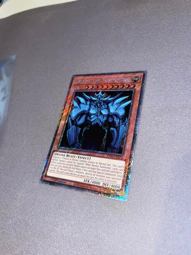 Yu-Gi-Oh! Obelisk the Tormentor QCSR ra04-en116, Ophalen of Verzenden, Nieuw, Losse kaart, Foil