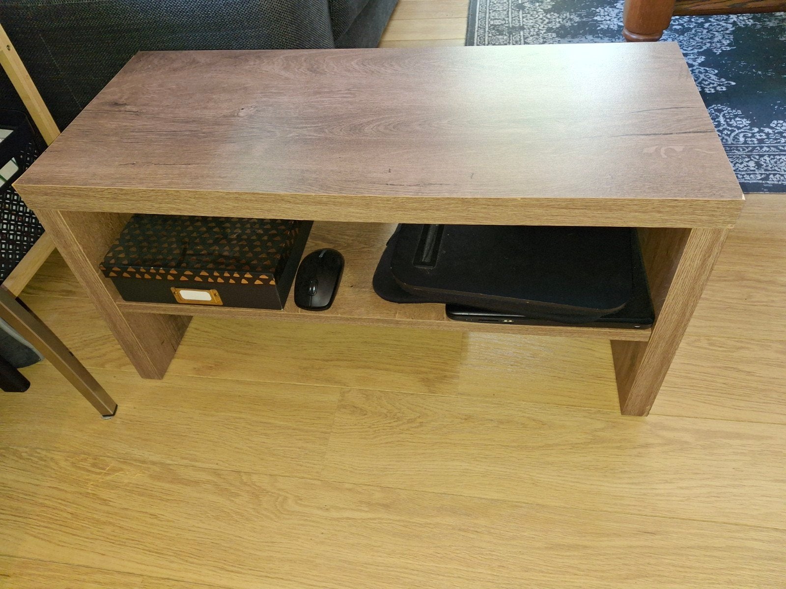 TV kast, salontafel, tv meubel met houtlook | gratis, Ophalen, Gebruikt, 100 tot 150 cm, 50 tot 100 cm