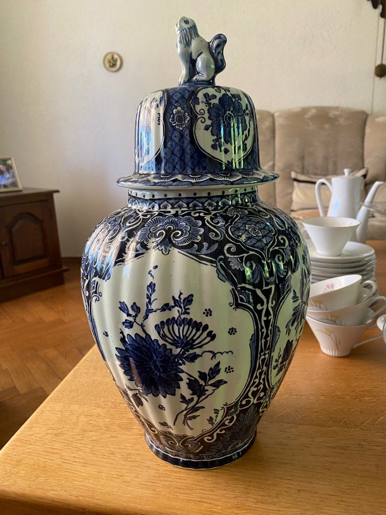 delfts blauw, Ophalen