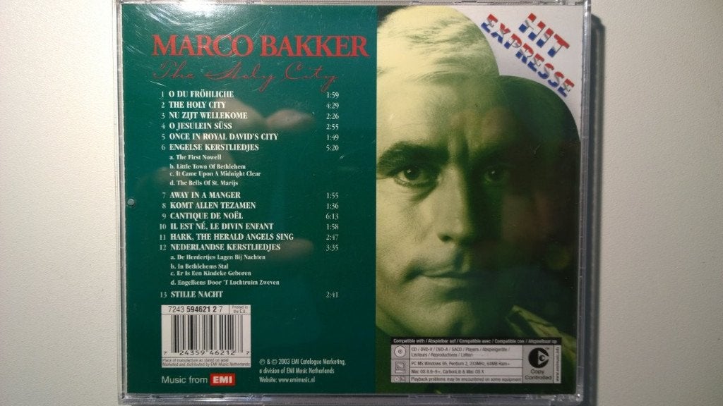 Marco Bakker - The Holy City, Ophalen of Verzenden, Zo goed als nieuw, Pop, Album