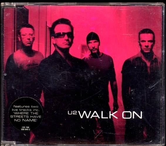 CD - EP   - U2  Walk on  + 2 live tracks, Ophalen of Verzenden, Zo goed als nieuw