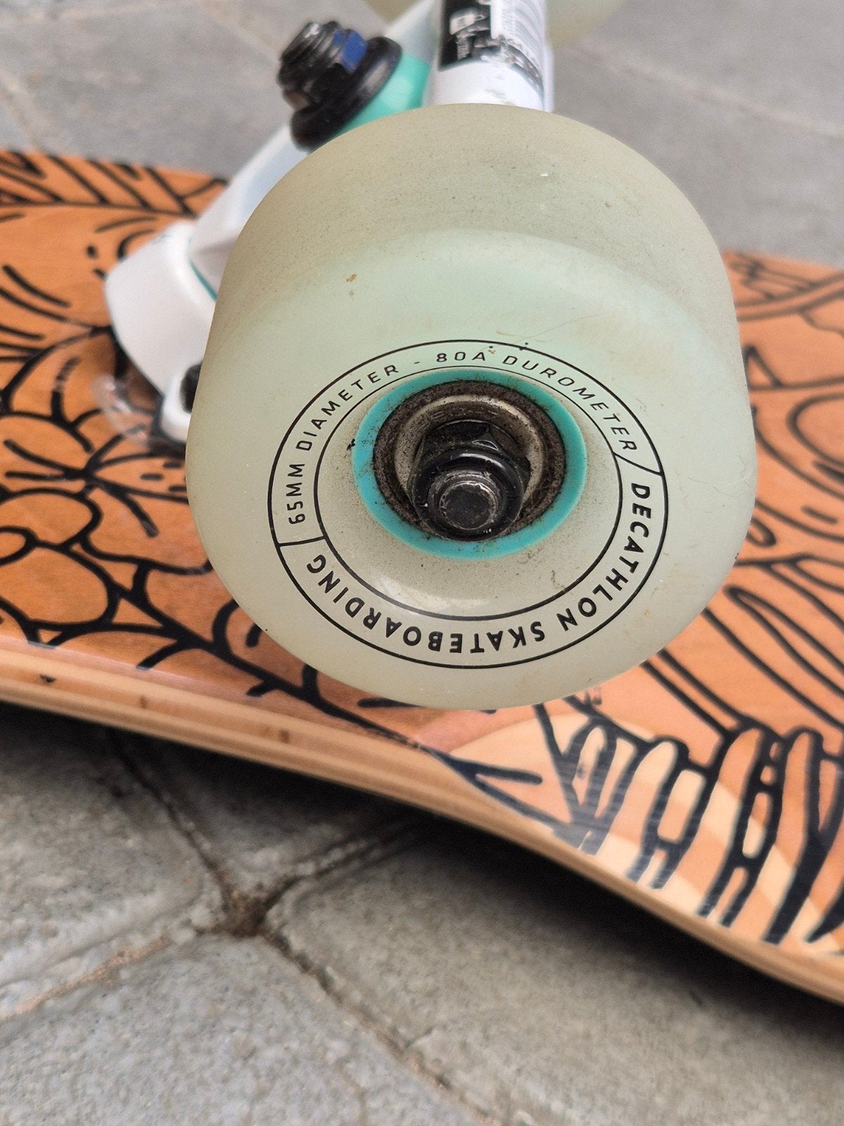 Dancing Longboard Skateboard 117cm - Nette staat, Ophalen of Verzenden, Zo goed als nieuw, Skateboard, Longboard
