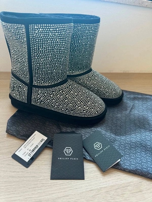 Philpp plein mid stone beads, Ophalen of Verzenden, Zo goed als nieuw, Zwart, Sneakers of Gympen