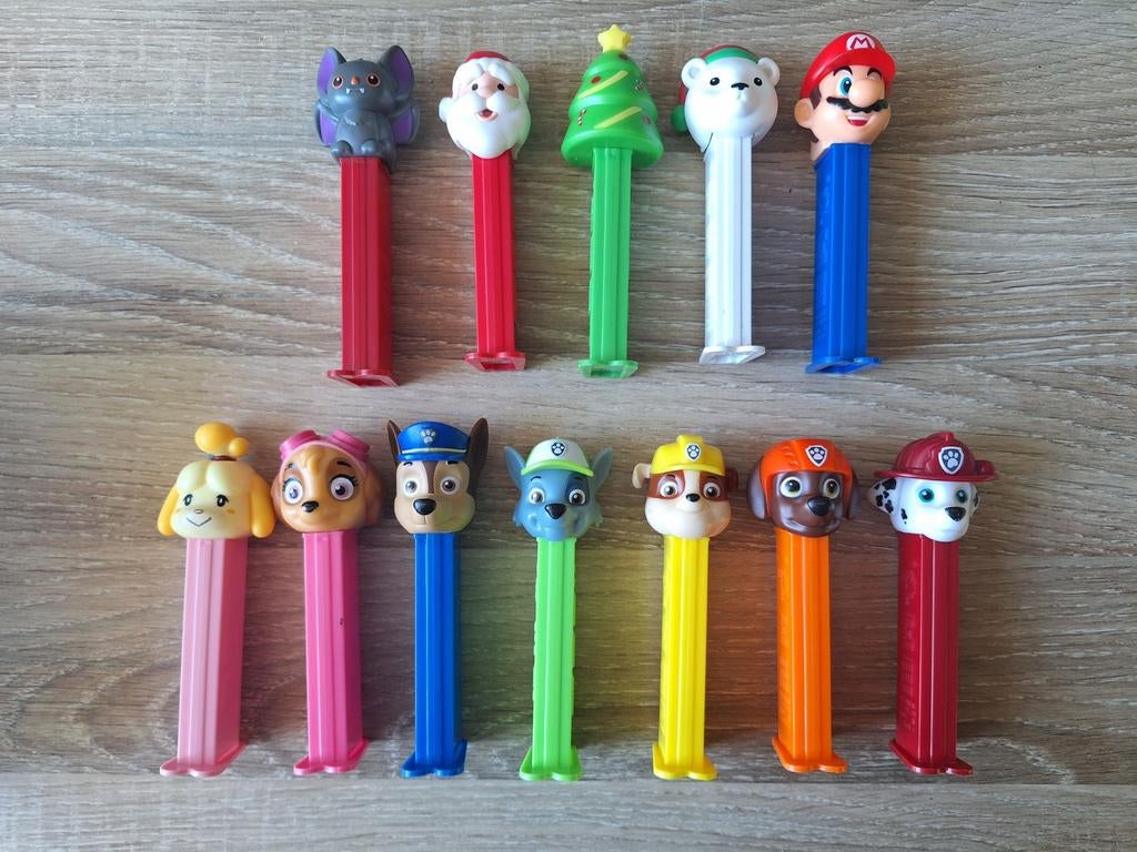 Pez houders, Ophalen of Verzenden, Gebruikt