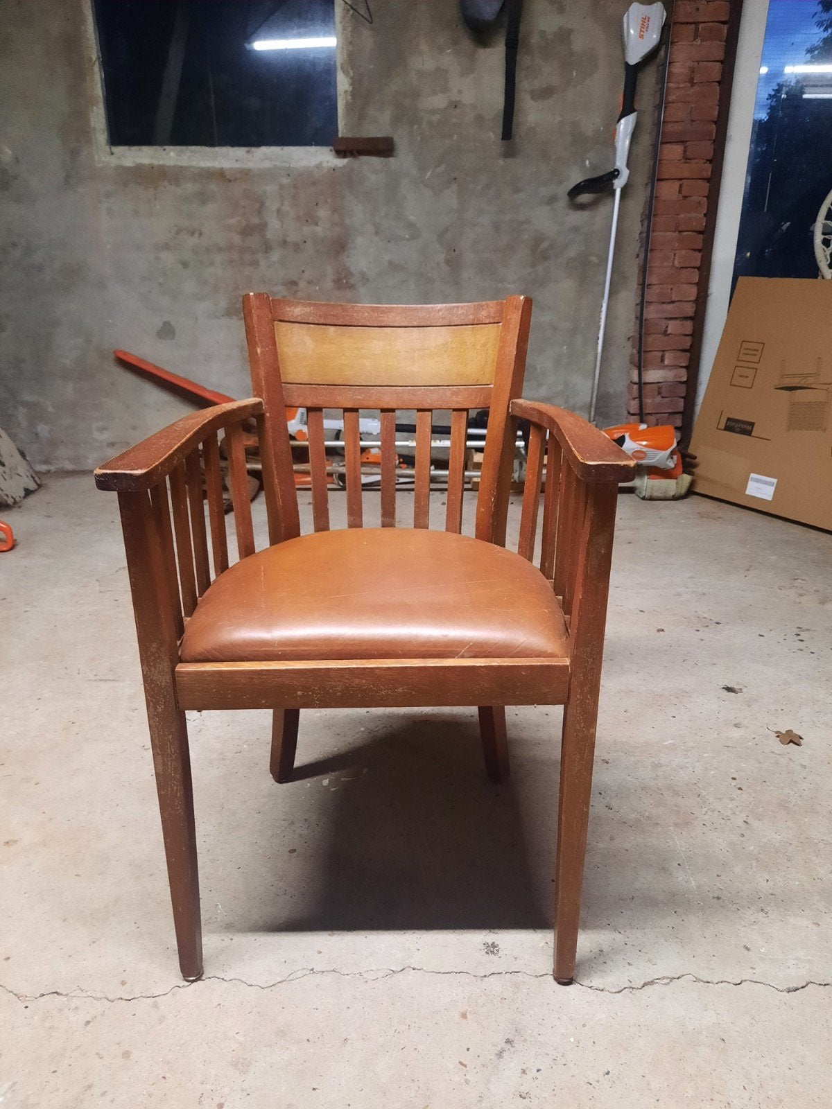 6 vintage armstoelen eetkamer stoelen, Ophalen