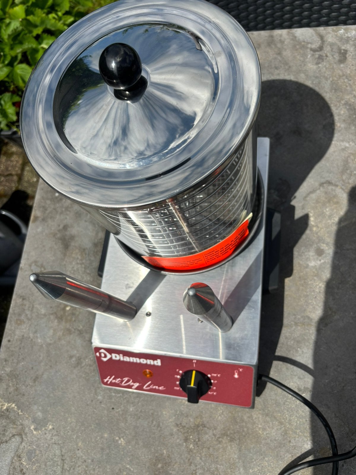 Professionele Diamond Hotdog warmer Nieuwst. worstenwarmer, Ophalen of Verzenden, Zo goed als nieuw