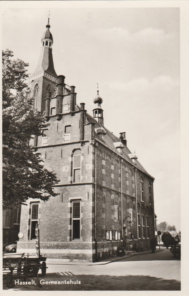 hasselt- gemeentehuis, Verzamelen, Ophalen of Verzenden, 1960 tot 1980