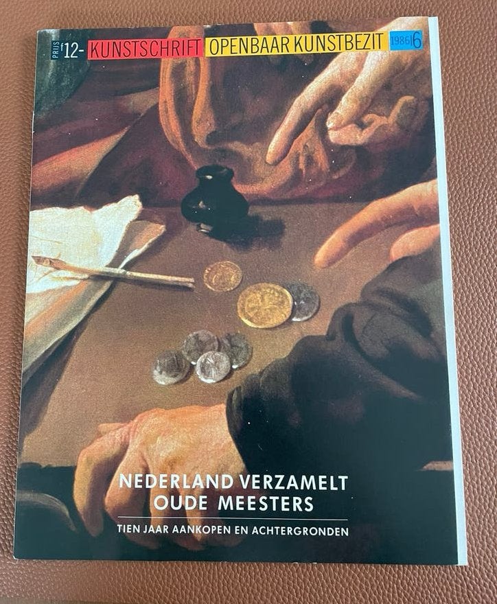 Kunstschrift 1986 nr 6 Nederland verzamelt oude meesters, Boeken, Ophalen of Verzenden