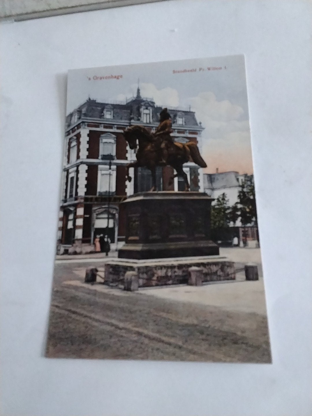 'S GRAVENHAGE.  STANDBEELD.   PR. WILLEM I, Ophalen of Verzenden, Voor 1920, Zuid-Holland