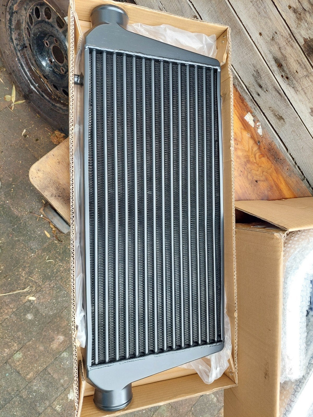 Universele intercooler 600x300x75 met aansluitmateriaal, Ophalen of Verzenden